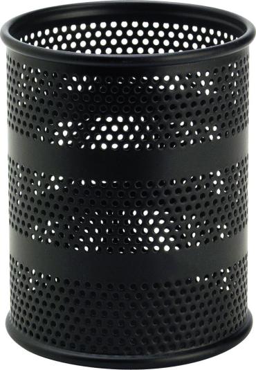 SaKOTA FÉMHÁLÓS FÉM IRÓSZERTARTÓ 10CM FEKETE KEREK