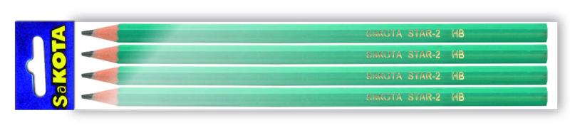 4 DB SaKOTA HAJLÉKONY GRAFITCERUZA KÉSZLET

