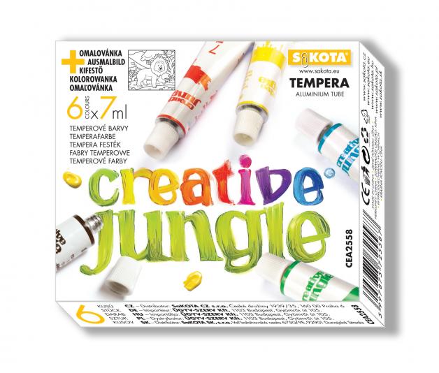 6 -OS CREATIVE JUNGLE - GREY -TEMPERA - 7 ML
