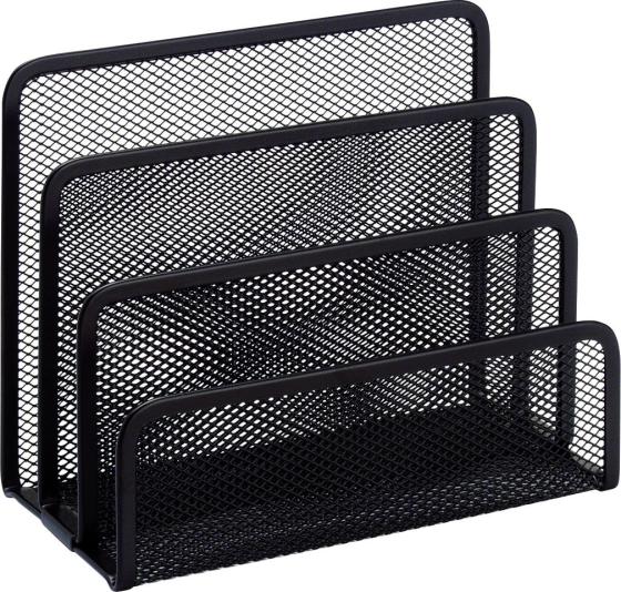 SaKOTA FÉMHÁLÓS LEVÉLTARTÓ 3 REKESZES FEKETE