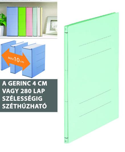 PLUS JAPAN BASIC ZERO MAX IRATRENDEZŐ MAPPA - EGYERŰSÍTETT KIVITEL - PASZTEL ZÖLD 