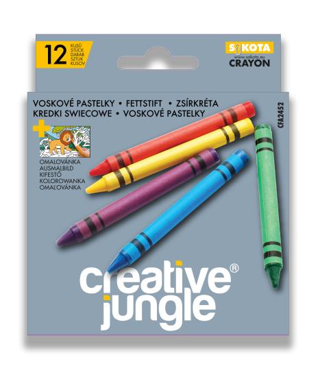 12 DB-OS CREATIVE JUNGLE - GREY -SZÍNES ZSÍRKRÉTA