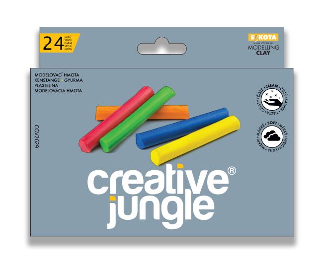 24 DB -OS CREATIVE JUNGLE  -GREY-SZÍNES  GYURMA