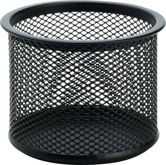 SaKOTA FÉMHÁLÓS ÍRÓSZERTARTÓ 6X8CM FEKETE KEREK