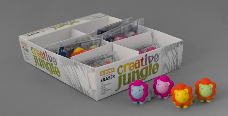 2 DB/ 3D CREATIVE JUNGLE OROSZLÁNOS RADÍR
