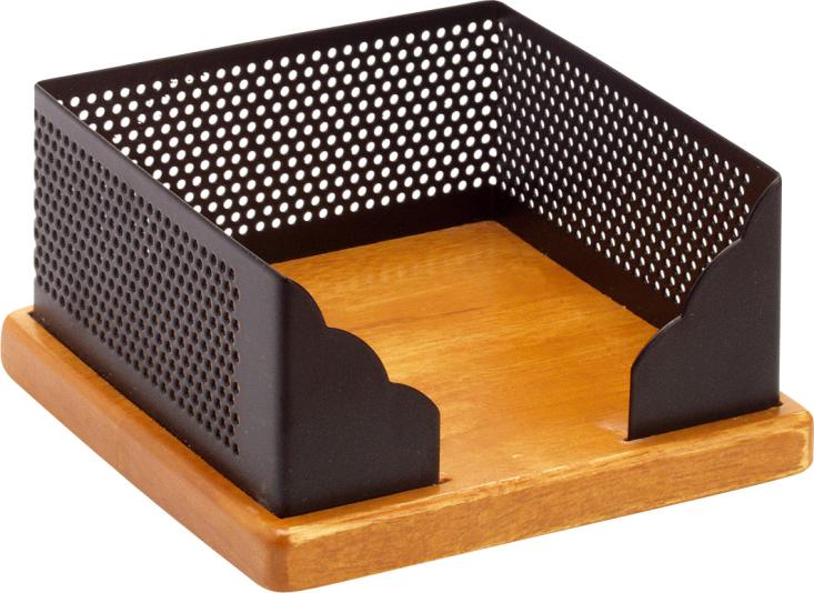 SaKOTA FÉMHÁLÓS BLOKKTARTÓ FÉM -FA FEKETE