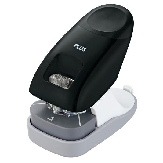 PLUS JAPAN MAXI ASZTALI KAPOCS NÉLKÜLI TÜZŐGÉP ÉS LYUKASZTÓ - FEKETE
