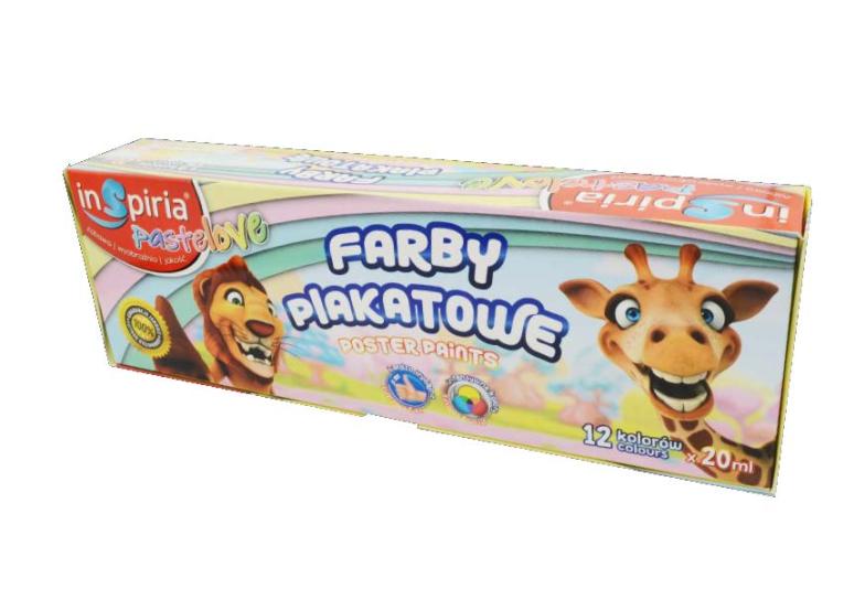 12-ES inSpiria PLAKÁT/ POSZTER FESTÉK PASZTEL SZÍNEKBEN - 20 ML
