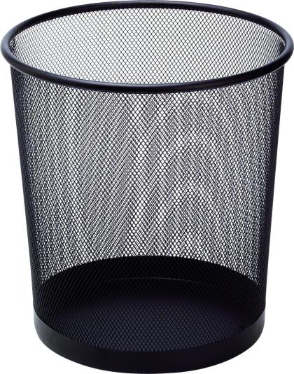 SaKOTA FÉMHÁLÓS SZEMETES 28 CM, FEKETE