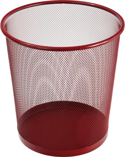 SaKOTA FÉMHÁLÓS SZEMETES 35 CM- ANGOLVÖRÖS