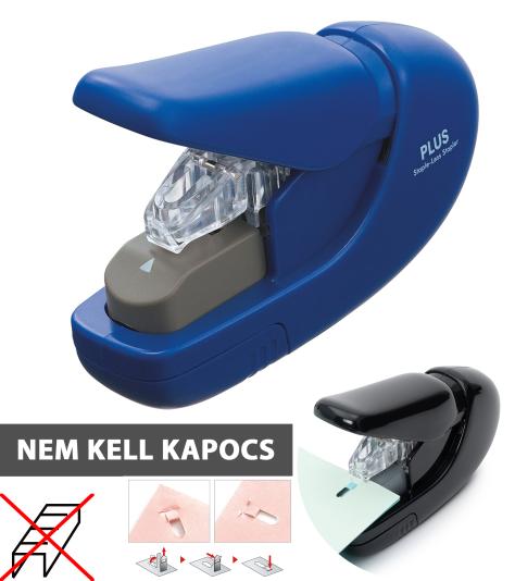 PLUS JAPAN MINI KAPOCS NÉLKÜLI TÜZŐGÉP - KÉK
